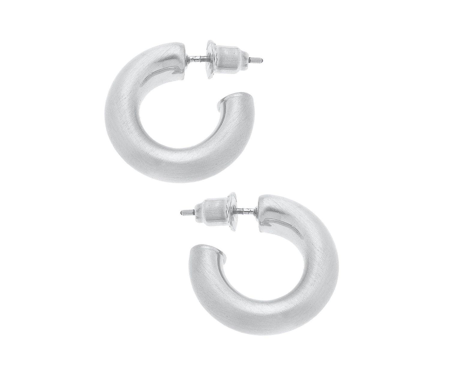 The Coraline Silver Hoop Earring
