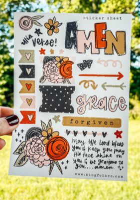 Bible Sticker Sheets