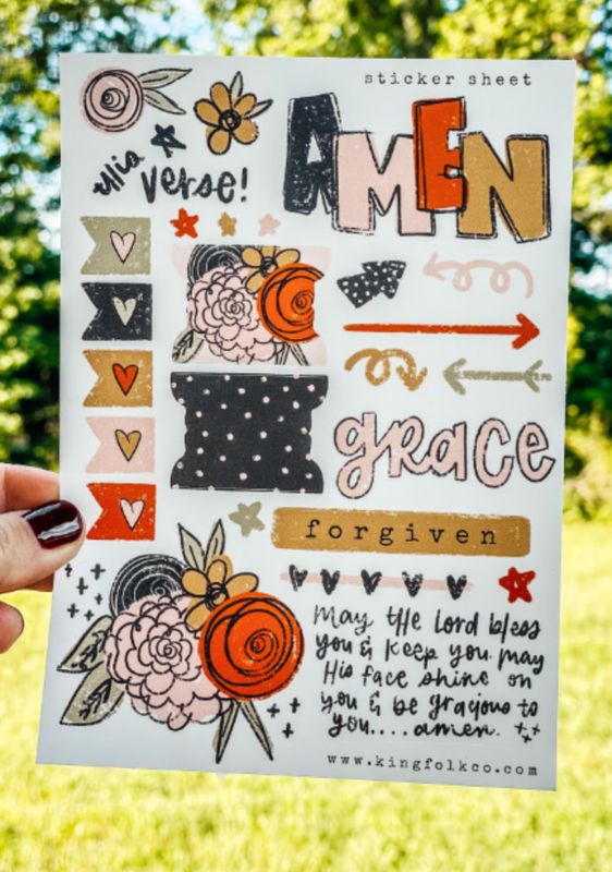 Bible Sticker Sheets
