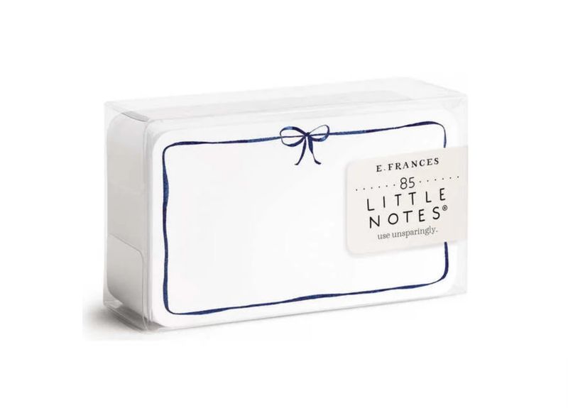 Navy Bow Little Notes