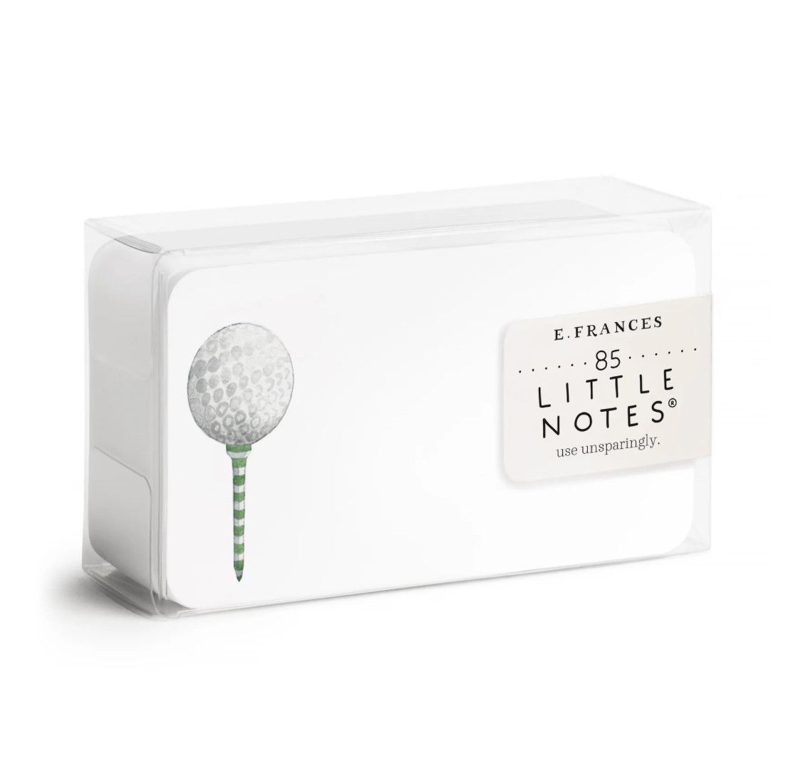 Golf Tee Little Notes