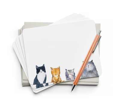 Cat's Meow Flat Notes | Boxed Notecard Set