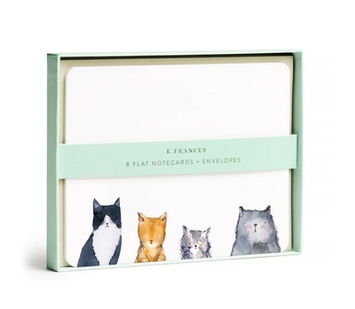 Cat&#39;s Meow Flat Notes | Boxed Notecard Set