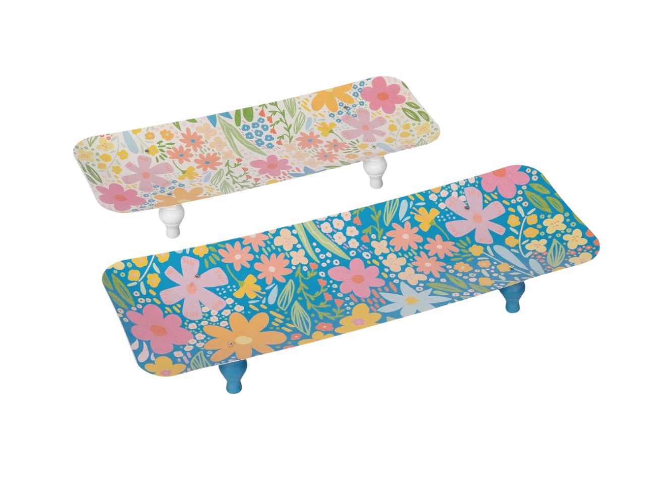 Floral Metal Tray