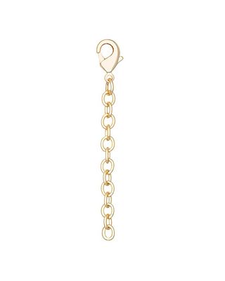 2&quot; Lobster Clasp Necklace Extender, Color: Gold