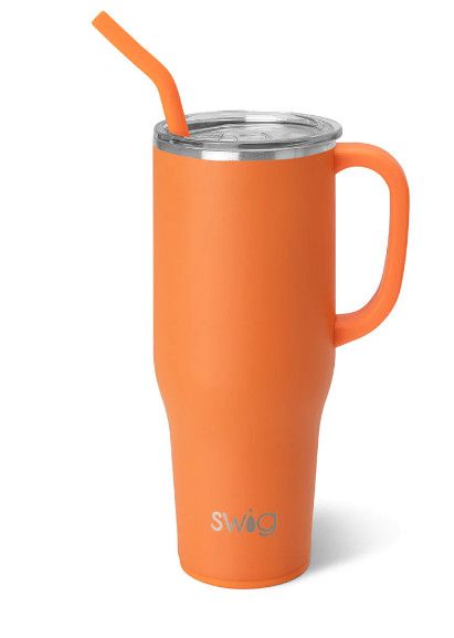 Swig Orange Matte, Size: 40oz Mega Mug