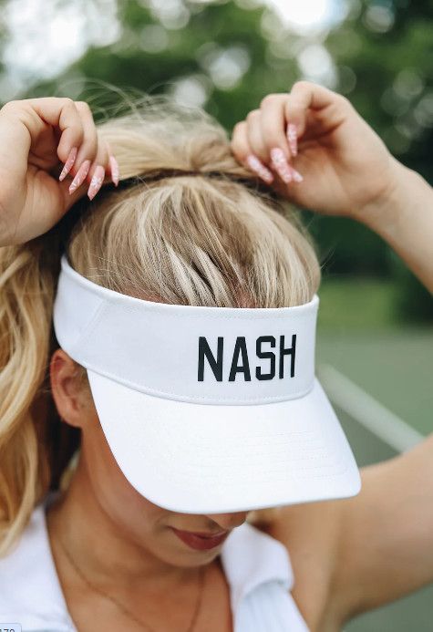 The NASH™ Athletic Visor, Color: White