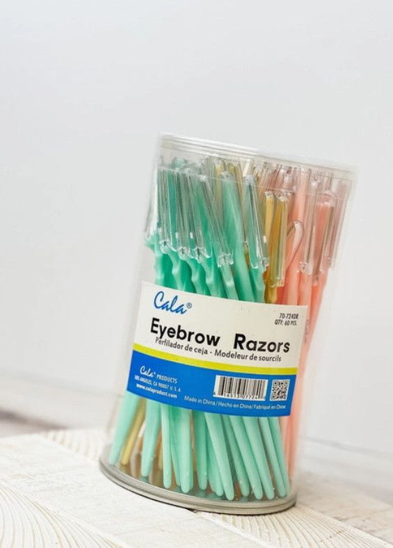 Facial/Eyebrow Razors, Color: Yellow