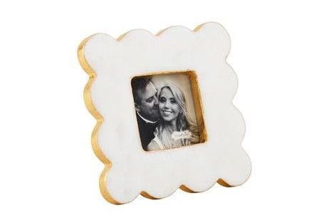 Scallop Marble Mini Frame, Color: Square