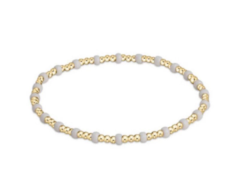 Gameday Hope Gold Sincerity Bracelet, Color: White