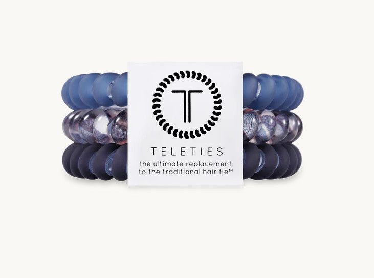 Teleties™ Hair Ties | Midnight Rain, Size: Small