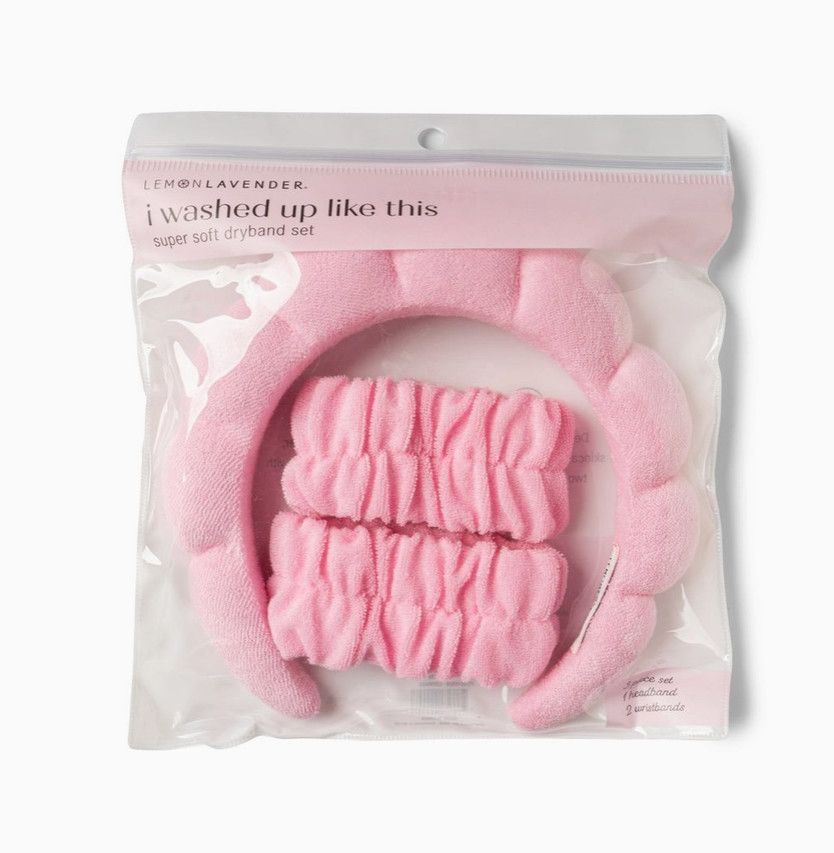 Washed Up Like This Dryband Set, Color: Pink