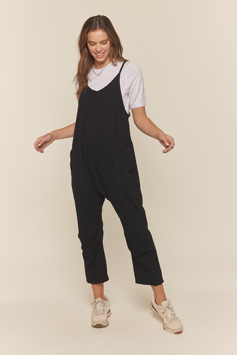 The Bagsby Overalls, Color: Black, Size: S