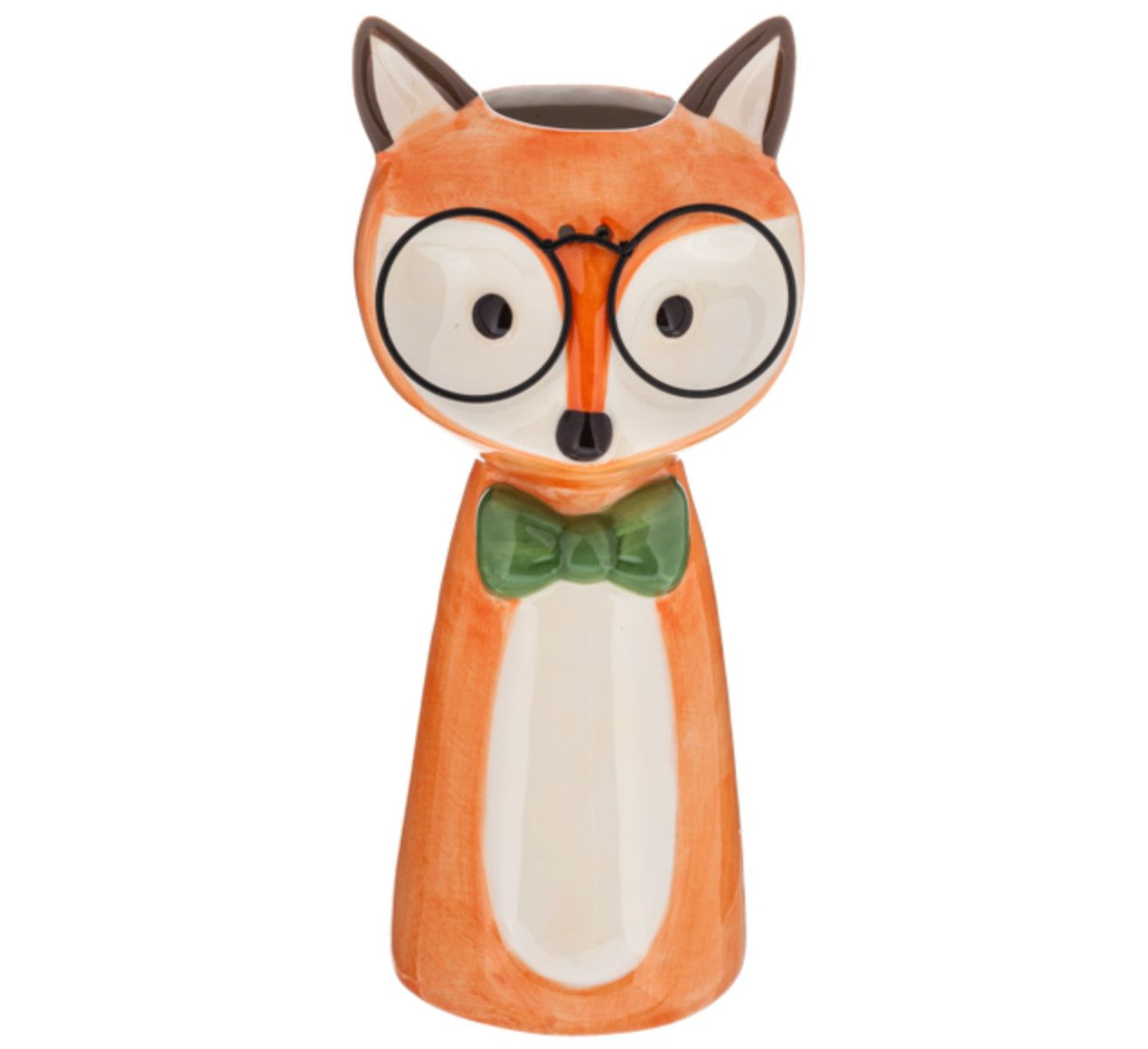 Bespectaculed Buddy Vase, Style: Fox