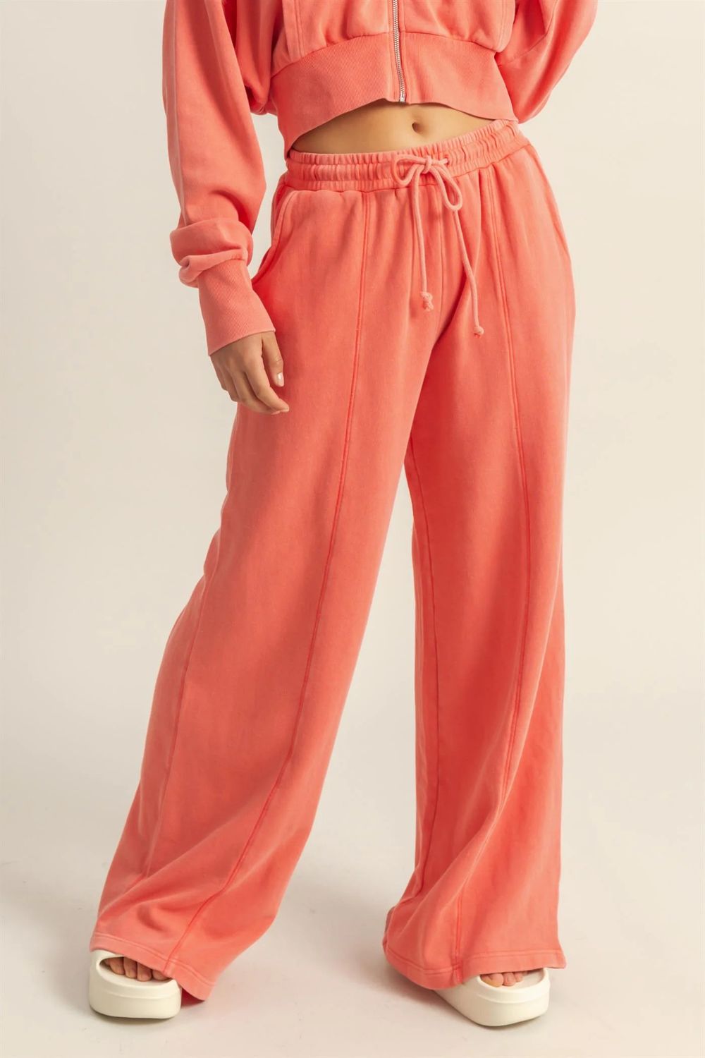 The James Pant, Color: Coral, Size: S