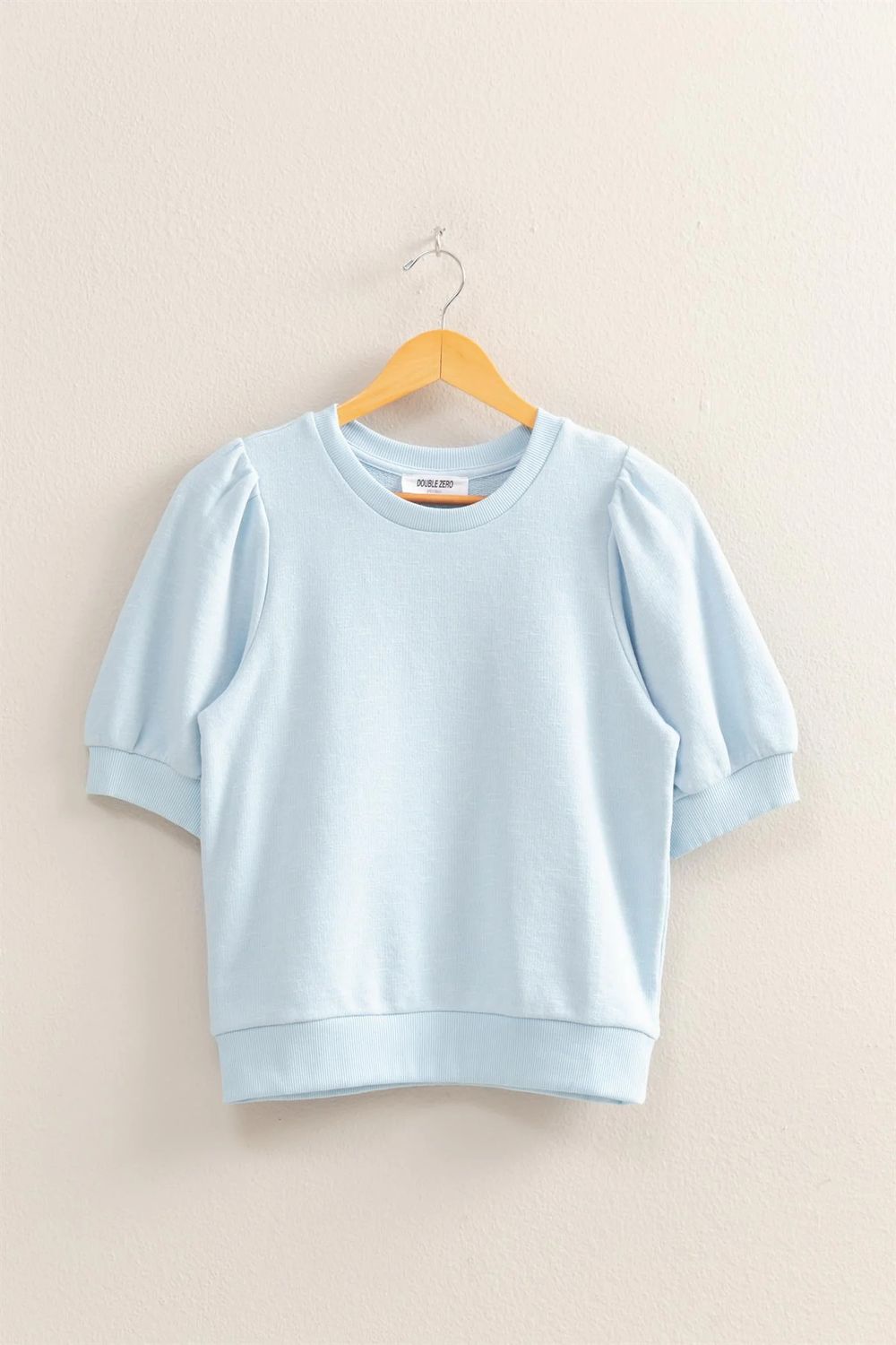 The Logan Top, Color: Ice Blue, Size: S