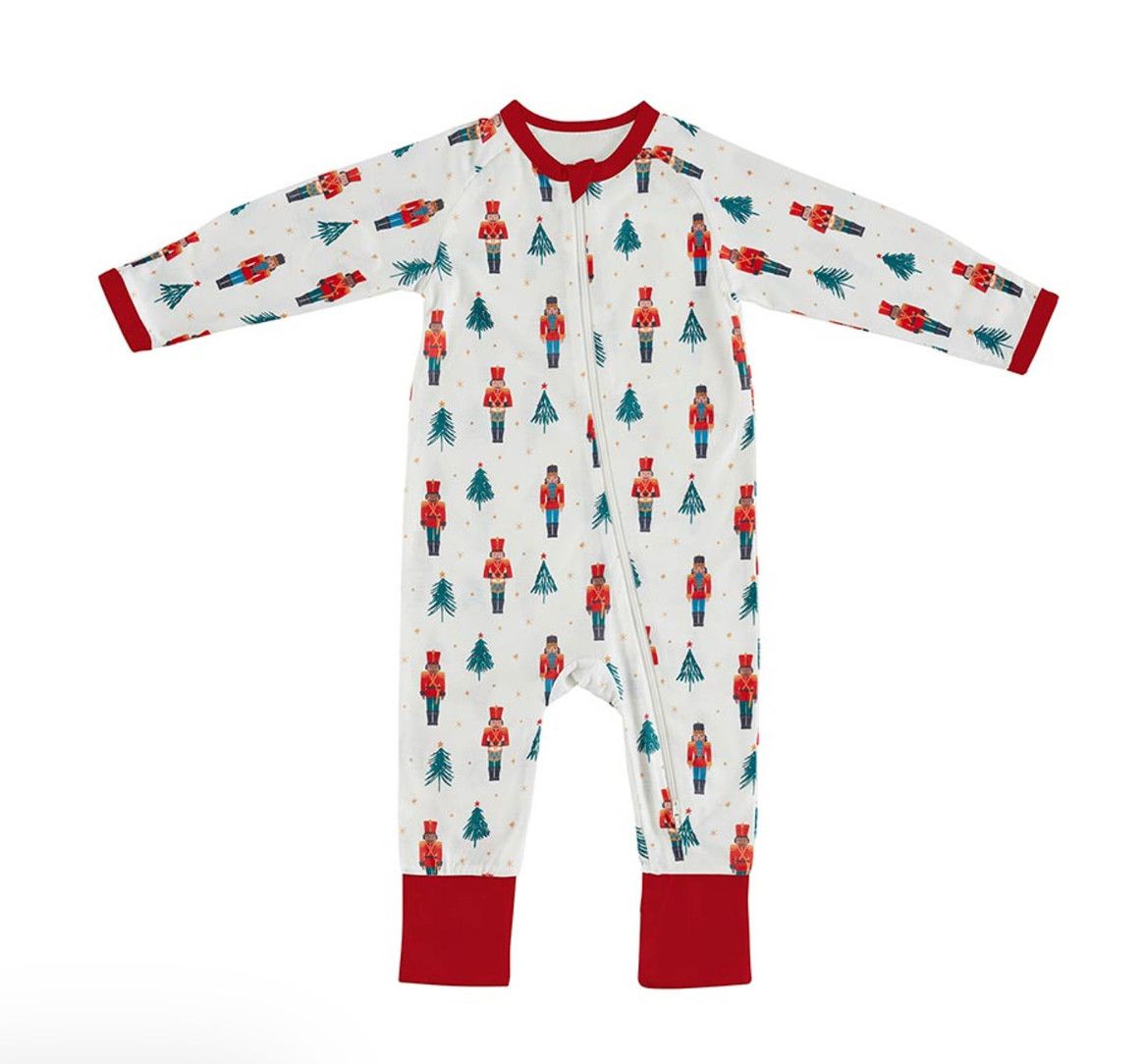 Cozy Baby Romper Nutcracker, Size: 0-3