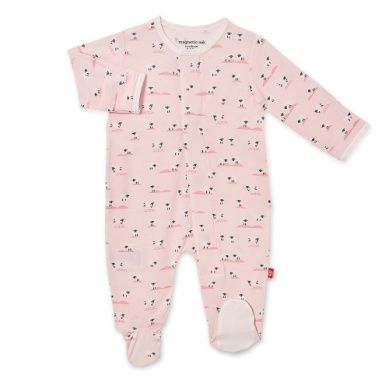 Magnetic Me™ Baa Baa Footie, Color: Pink, Size: 0-3M