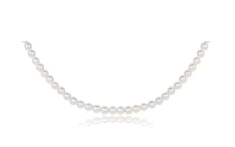 15&quot; Classic Pearl 3mm Bead Choker