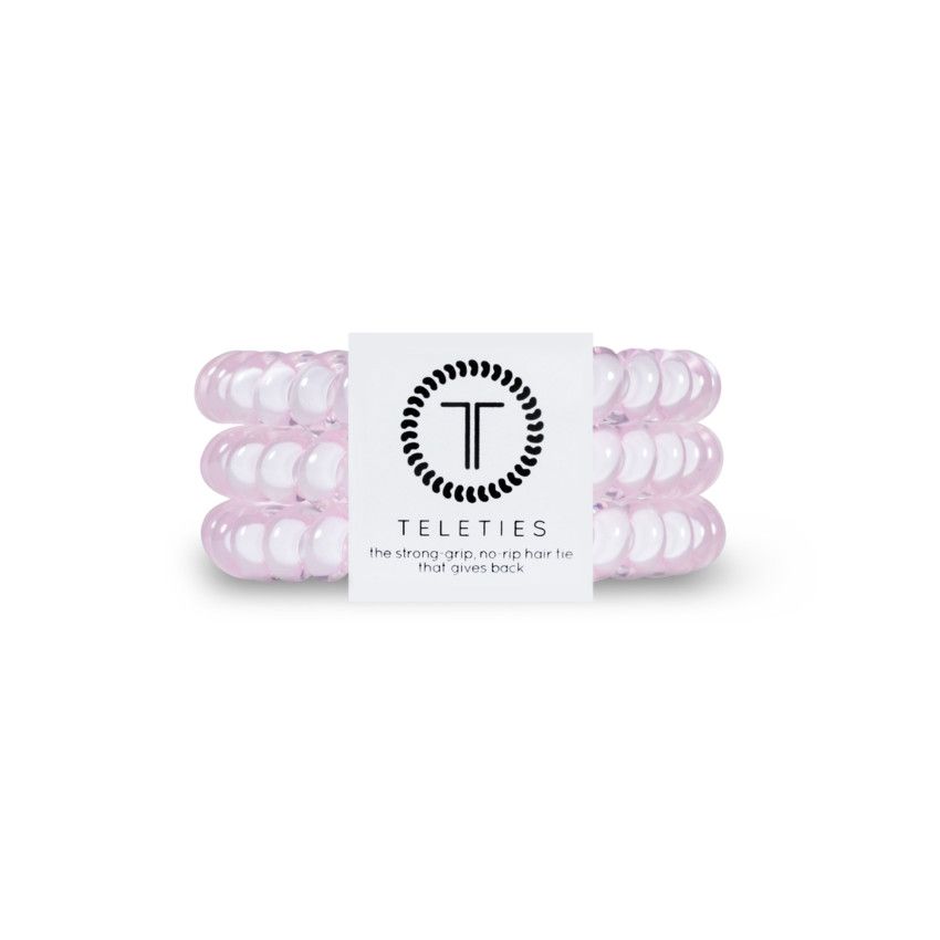 Teleties™ Hair Ties | Rose Water Pink, Size: Small