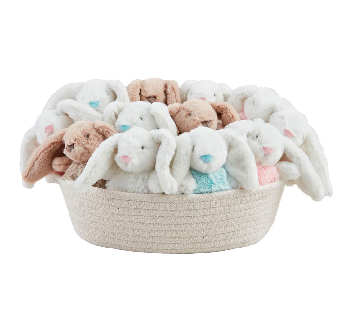Bunny Pom Pom Rattle, Color: Pink