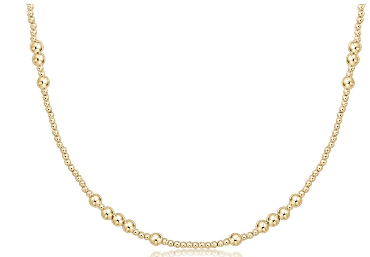 15&quot; Choker Hope Unwritten 4mm Gold