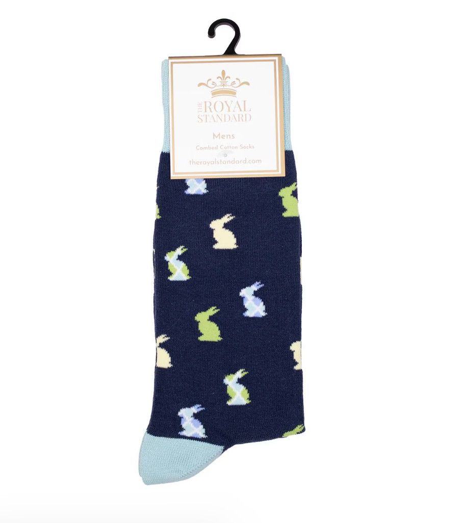 Men&#39;s Argyle Bunny Socks
