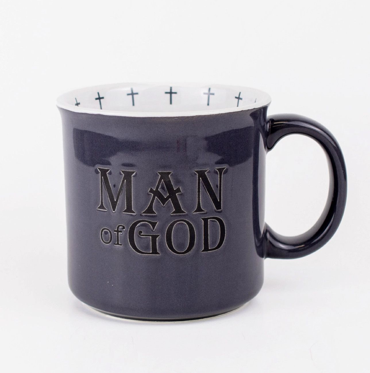 Man of God Mug Gray + Black