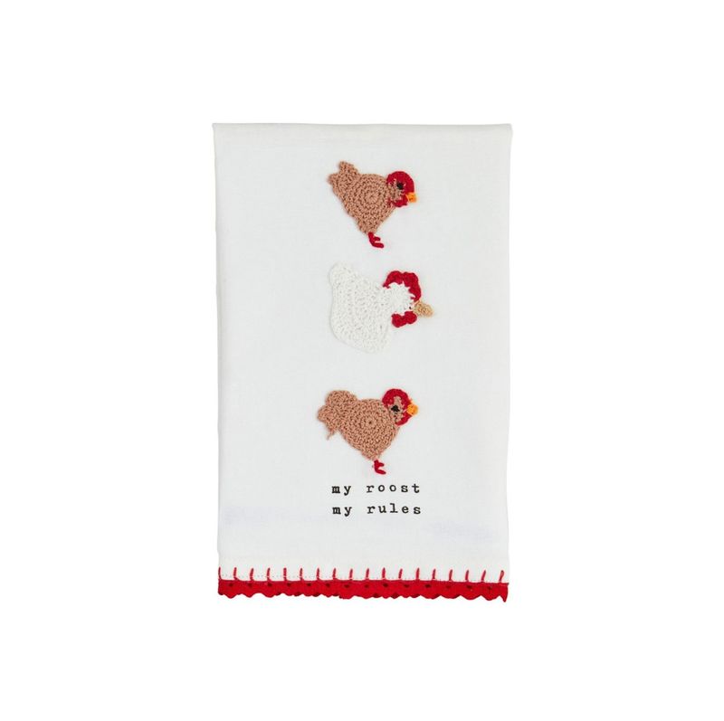 My Roost Farm Crochet Tea Towel