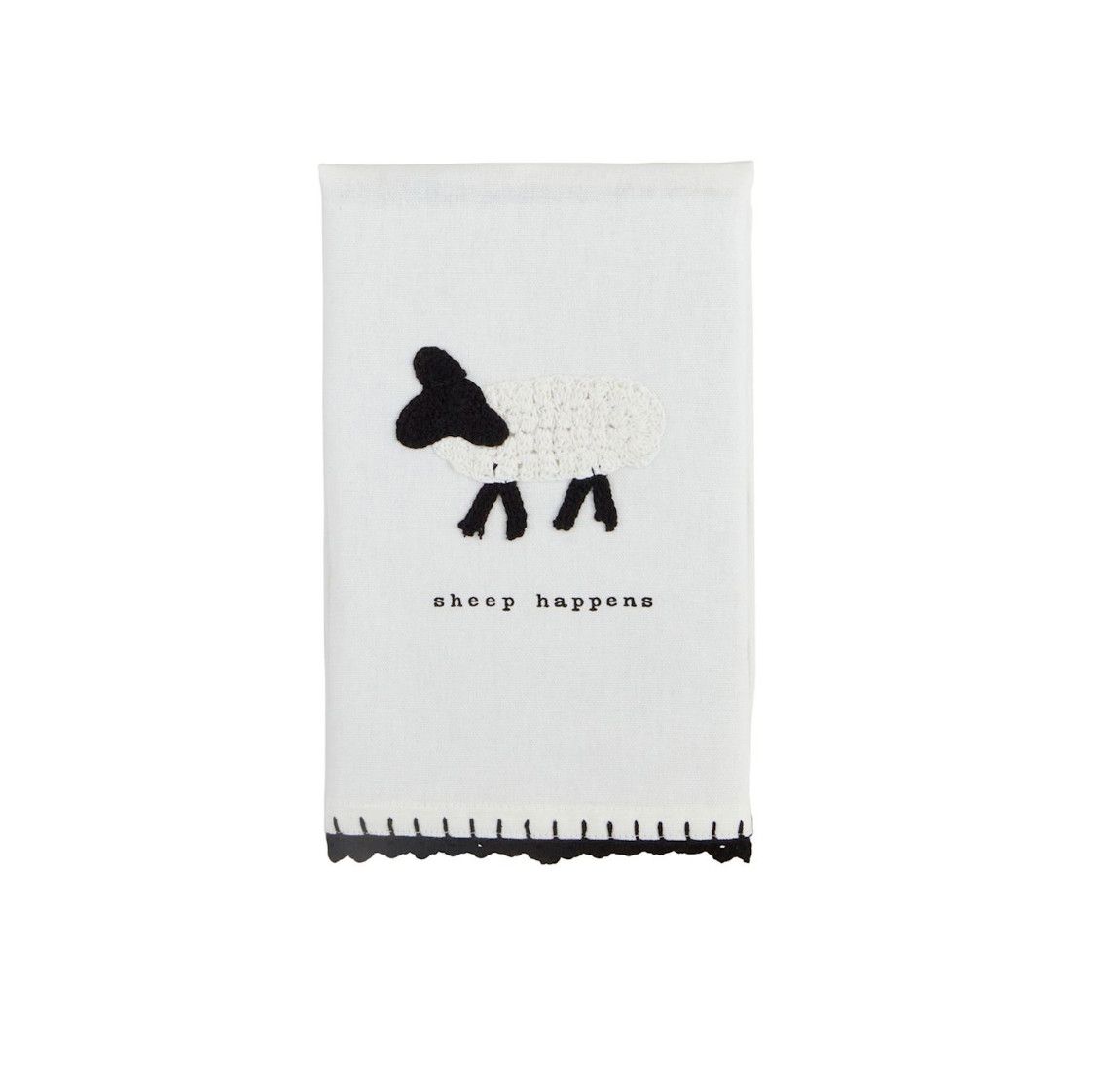 Sheep Farm Crochet Tea Towel