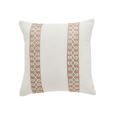 Square Classic Fab Trim Pillow