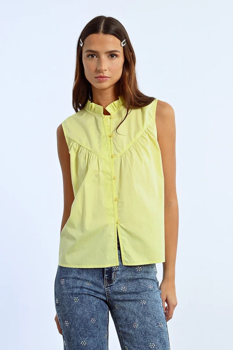 The Avon Top, Color: Yellow, Size: XS