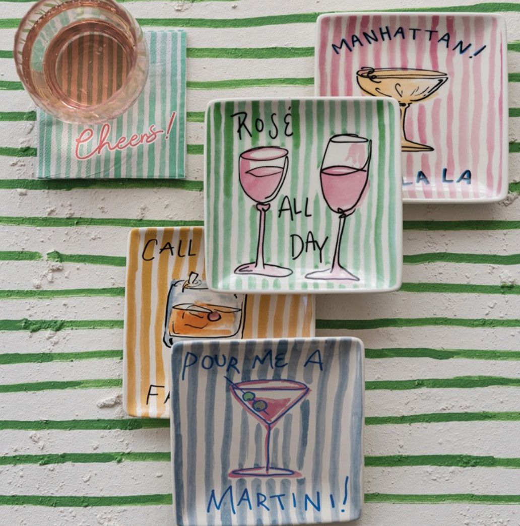 Bar Fly Stoneware Trinket Dish