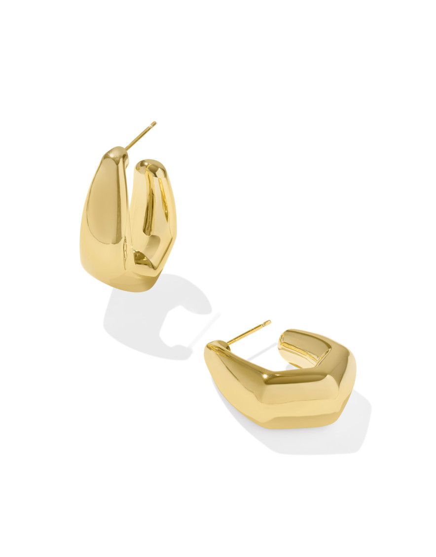 The Kaia Small Hoop Earring Gold