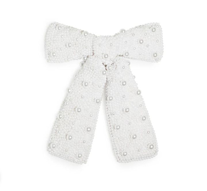 Beaded Bow Clip