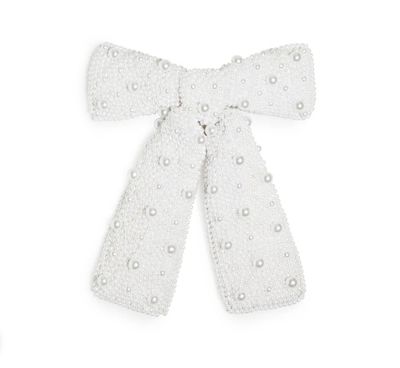 Beaded Bow Clip