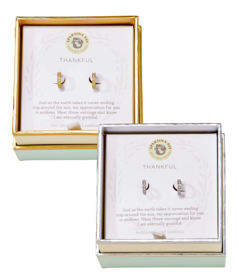 SLV Hoop Earrings Thankful/Ring