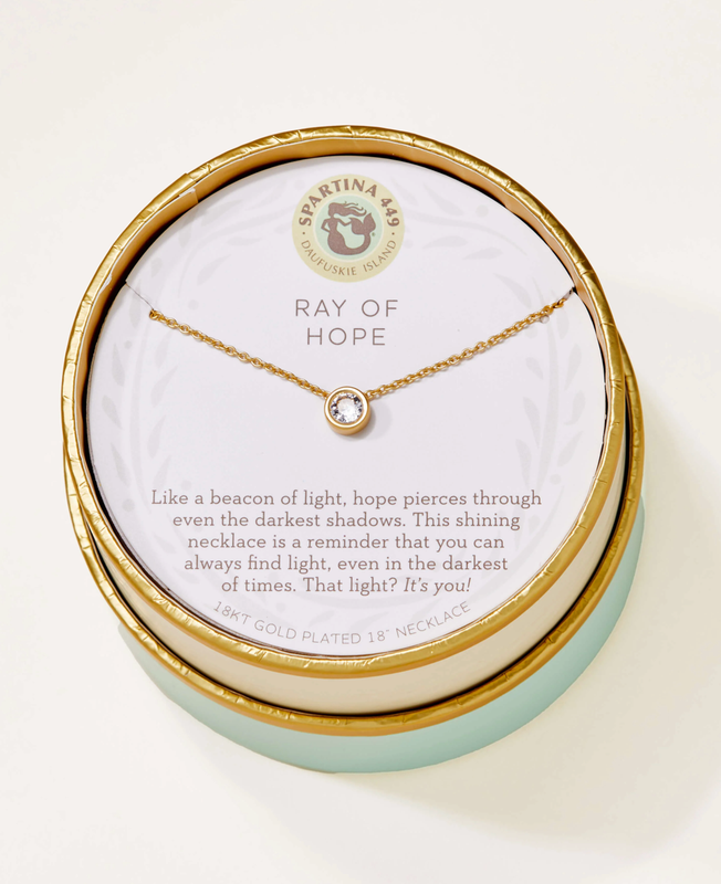 SLV Necklace 18" Ray of Hope Gem