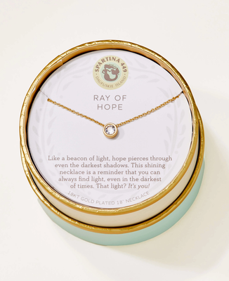 SLV Necklace 18" Ray of Hope Gem