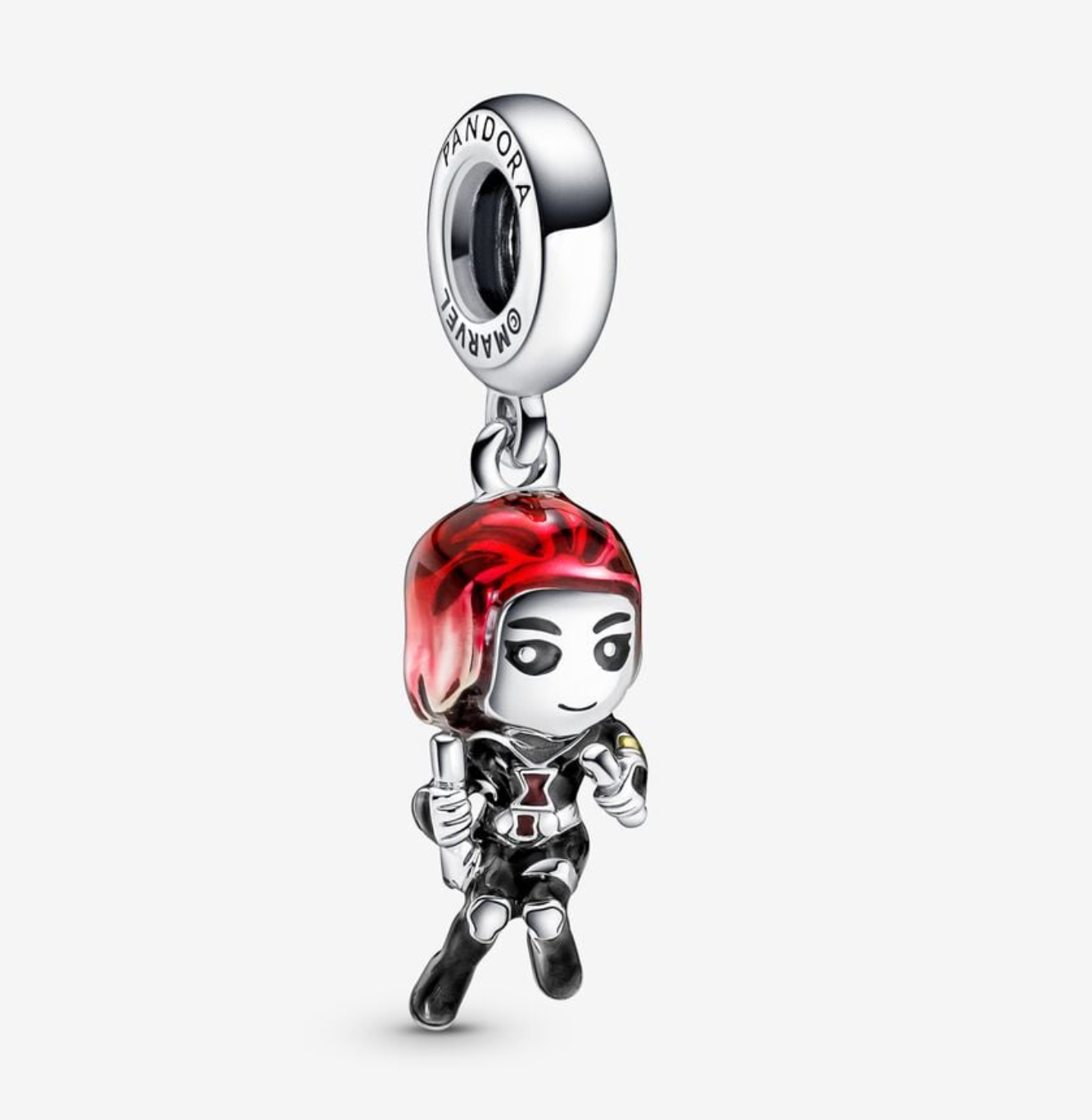 PANDORA™ Marvel The Avengers Black Widow Sterling Silver Dangle Charm