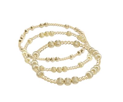 Hope Unwritten Dignity Bead Bracelet Gold