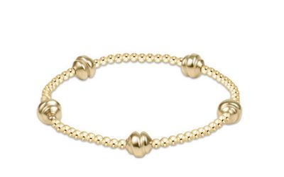 Admire Small Gold 2.5mm Bead Bracelet Gold