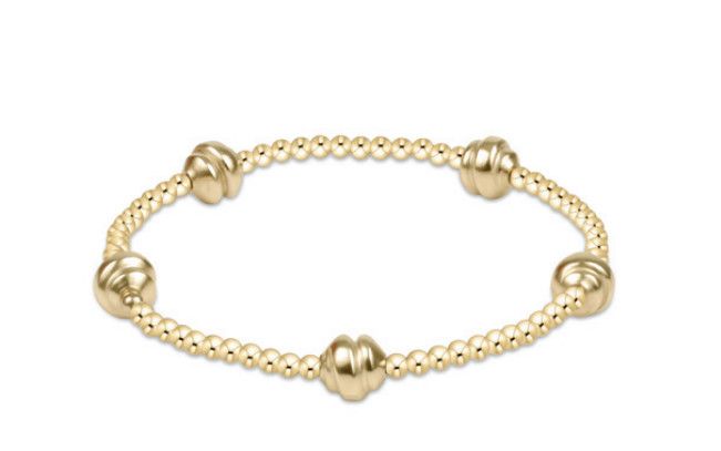 Admire Small Gold 2.5mm Bead Bracelet Gold