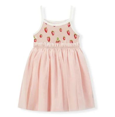 100% Organic Cotton Ballet Dress | Strawberry