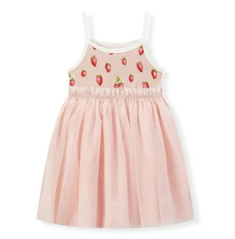 100% Organic Cotton Ballet Dress | Strawberry