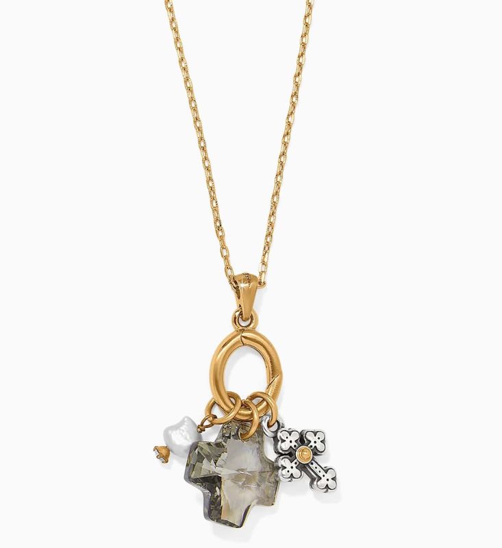 Heavenly Cross Short Reversible Necklace