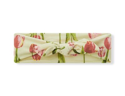 Luxe Stretch Knotted Headband Tulip | 0-6M