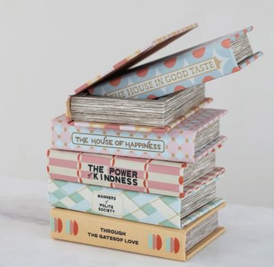 Small Canvas Book Storage Box