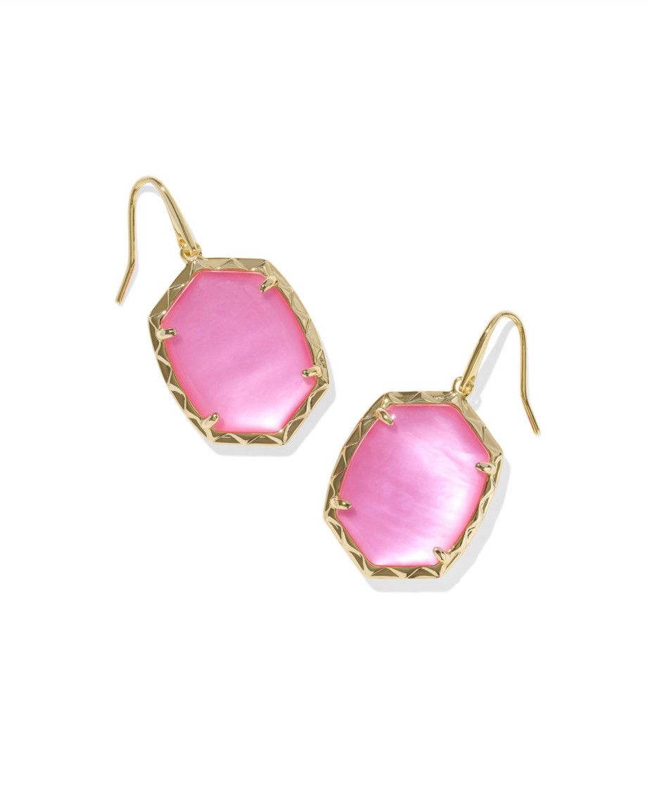 The Daphne Drop Earring Gold Azalea Illusion