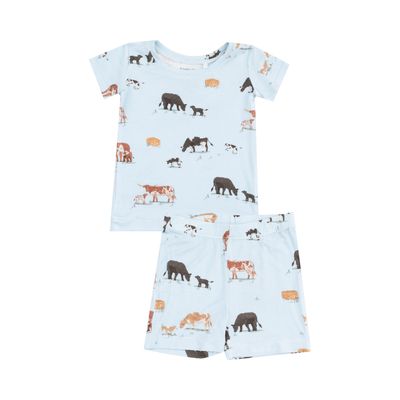 Cow Families Loungewear Short set